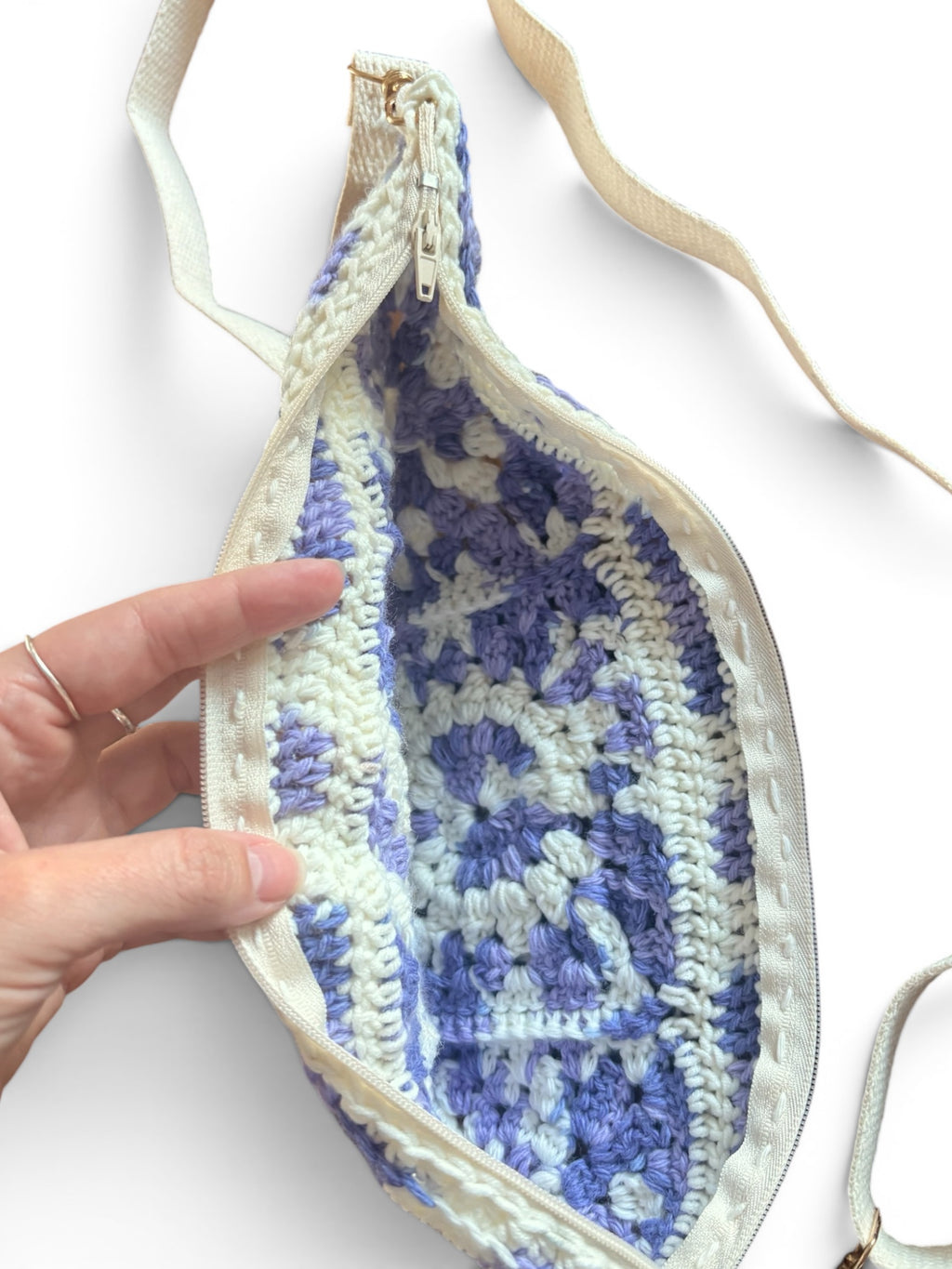 Purple Marble Bum Bag